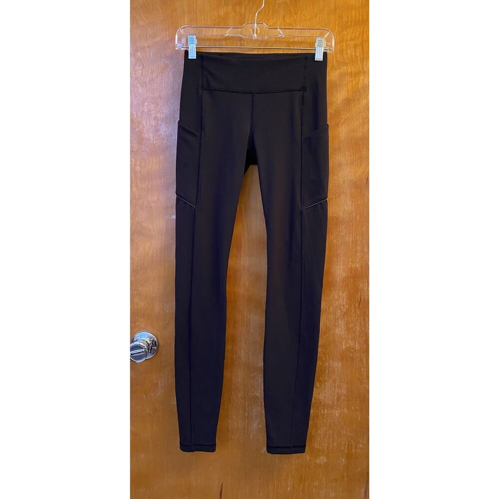 Lululemon Speed Up Tights Luxtreme 28” Black Size 4 High Rise Running Pockets